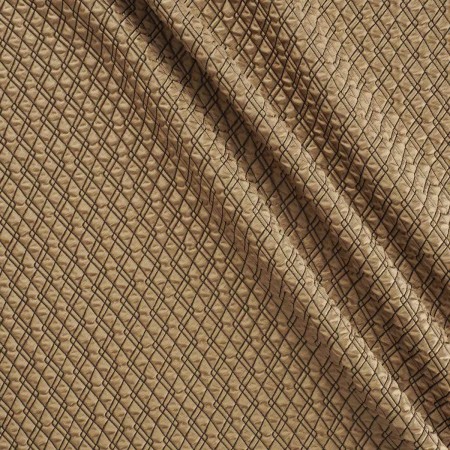 Camel padded jacquard